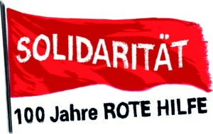 Logo 100 Jahre Rote Hilfe